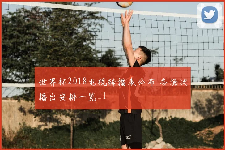 世界杯2018电视转播表公布 各场次播出安排一览_1